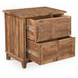 Augusta Brown 2 Drawer Nightstand