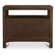 Windsor Dark Brown 2 Drawer Nightstand