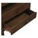 Windsor Dark Brown 2 Drawer Nightstand