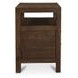 Windsor Dark Brown 2 Drawer Nightstand