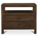 Windsor Dark Brown 2 Drawer Nightstand