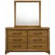 Talcott Honey Square Dresser Mirror