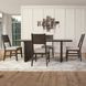 Norvell Gray Upholstered Side Chair Set of 2
