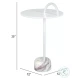 Will White 25" Side Table