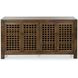 Rio Brown 4 Door Accent Cabinet