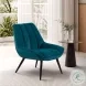 Astrid Green Velvet Accent Chair