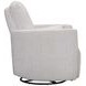 Trenton Acadia White Manual Swivel Glider Recliner with Pillows