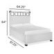 Harper Springs Silo White Queen Panel Bed