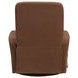 Gemini Snazzy Terracotta Manual Swivel Glider Recliner