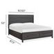 Merrifield Raisin Black Queen Storage Panel Bed