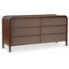 Rye Warm Brown 6 Drawer Dresser