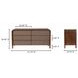 Rye Warm Brown 6 Drawer Dresser