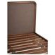 Rye Warm Brown King Panel Bed