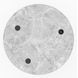 Madera Gray Round Armani Marble Top Large Spot Table