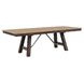 Transitions Driftwood and Sable 96" Extendable Rectangular Dining Table