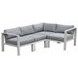 Nash Outdoor Seating Buff 4 Piece Outdoor Modular Sectional
