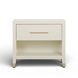Dani Cream 1 Drawer Open Nightstand