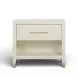 Dani Cream 1 Drawer Open Nightstand