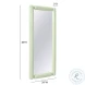 Cozzi Mint Green Large Floor Mirror