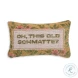 Oh, This Old Schmatte Jacquard Cotton Pillow
