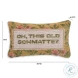 Oh, This Old Schmatte Jacquard Cotton Pillow
