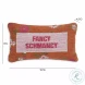 Fancy Schmancy Jacquard Cotton Pillow