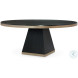 Corso Black Cerused 72" Round Dining Table
