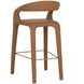 Avenlee Milliken Cognac Upholstered Barstool
