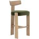 Briarstone Forest Green Upholstered Bar Stool