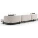 Madera Oatmeal 3 Piece Modular RAF Chaise Sectional with Pillows