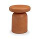 Lydia Orange Outdoor Round Side Table