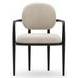 Madera Beige Performance Fabric Upholstered Dining Arm Chair