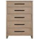 Breckenridge Mocha Medium Brown 5 Drawer Chest