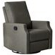 Louie Slate Swivel Glider Recliner