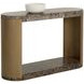 Gardiner Dark Emperador Outdoor Oval Console Table