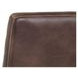 Ares Havana Dark Brown Upholstered Counter Height Stool