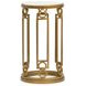 Serenelle Burnished Brass Round Accent Table