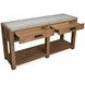 Plum Creek Sierra Brown Rectangular Sofa Table
