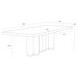 Willow Brown 102" Rectangular Dining Table