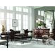 Sorenson Brown Aniline Leather 89" Tufted Sofa