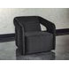 Llorente Abbington Black Swivel Upholstered Lounge Chair