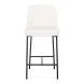 Sydney Cream Upholstered Counter Height Stool Set of 2