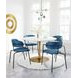 Ithaca White And Gold Dining Table