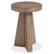 Lansbury Antique Wheat Round Accent End Table