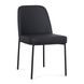 Sydney Black Upholstered Dining Chair Set of 2
