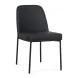 Sydney Black Upholstered Dining Chair Set of 2