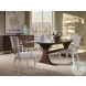 Aria Brownstone 84" Rectangular Dining Table