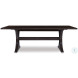 Aria Brownstone 84" Rectangular Dining Table