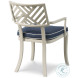 Sloan Cloud White Outdoor Dining Arm Chair