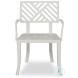 Sloan Cloud White Outdoor Dining Arm Chair